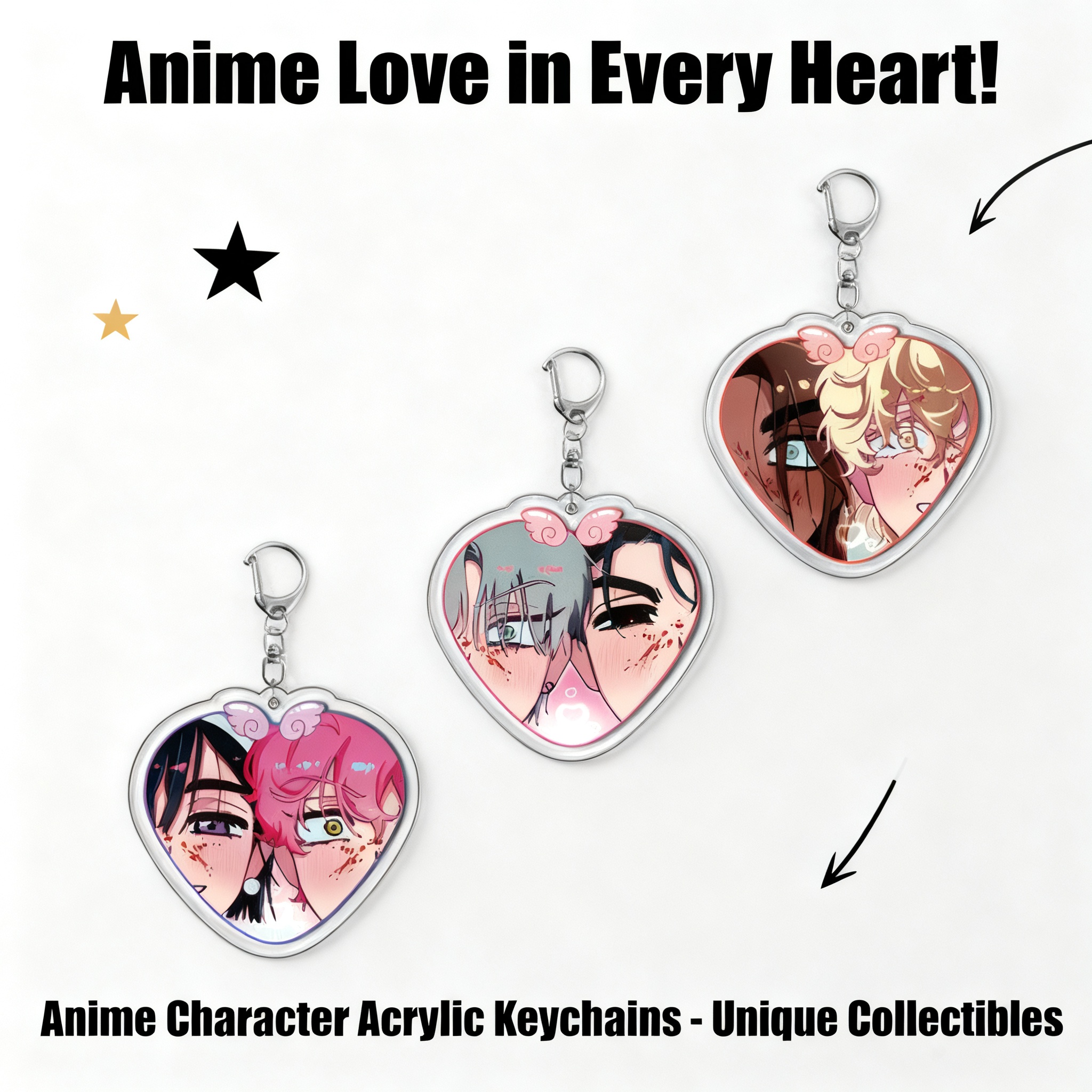 Anime Merchandise Keychain - Sua Mizi Anime Keychain Backpack Charm