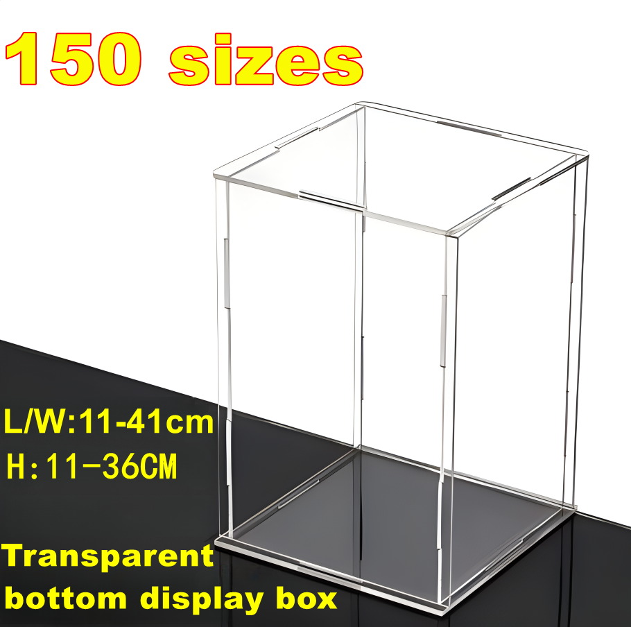 Figure Display Box - 1pc transparent acrylic display box desktop