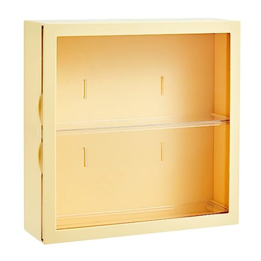 Figure Display Box - Wall Mounted Clear Display Case, 24.5x24.5x8cm