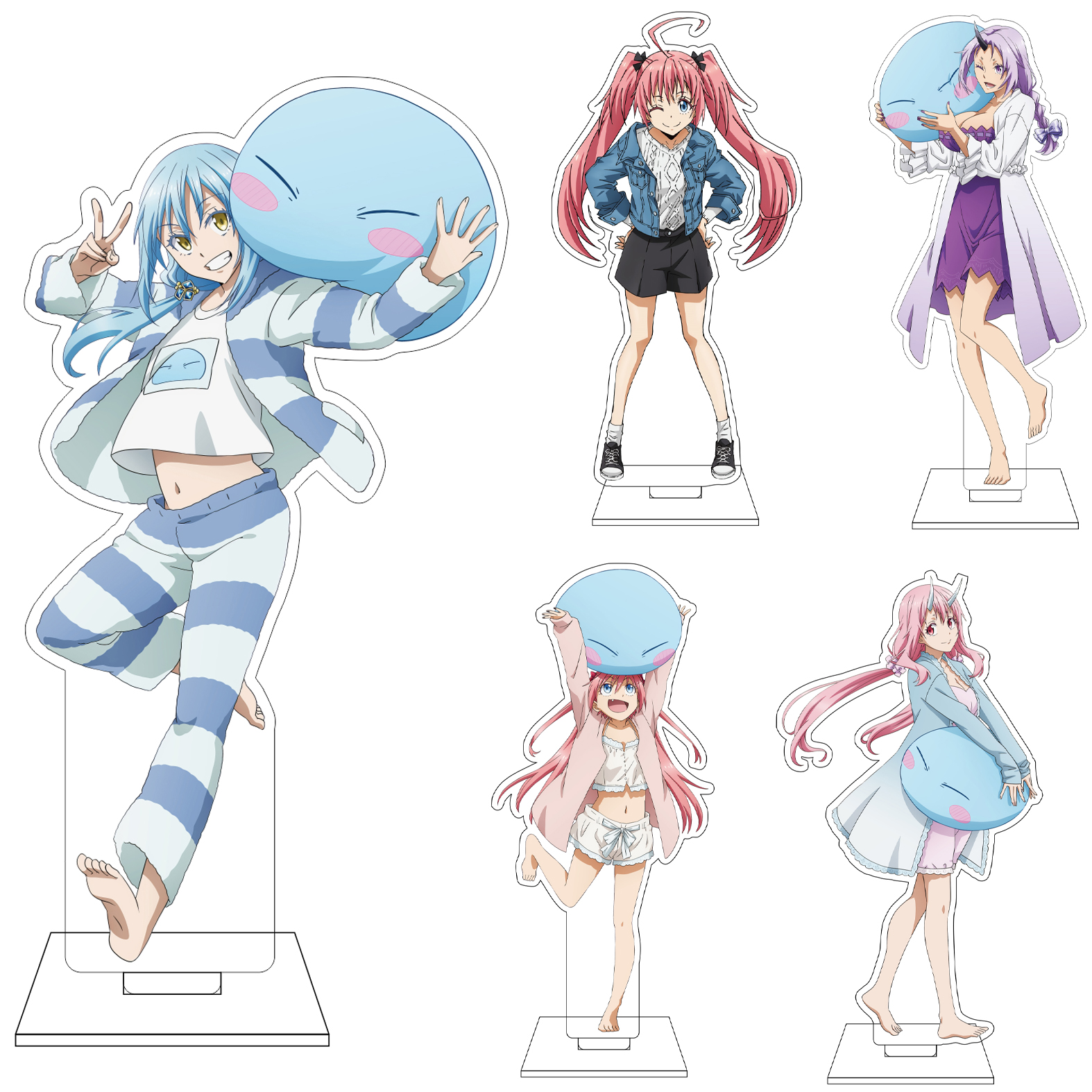 Free Anime Merchandise - 16CM Anime Rimuru Tempest Diablo shuna