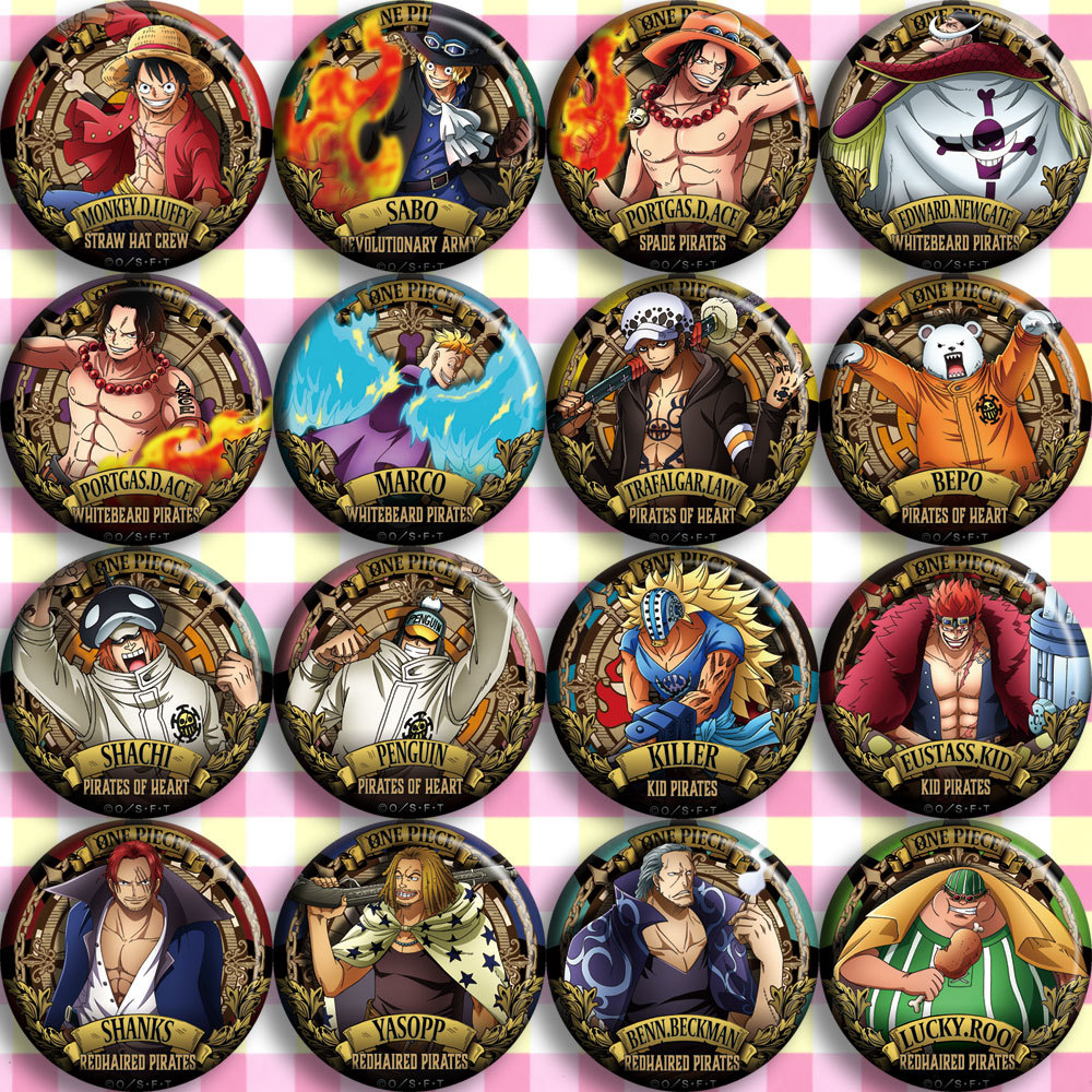 ONEPIECE Anime Badge C Style L - Anime Merchandise In Japanese บทวิจารณ์และราคา