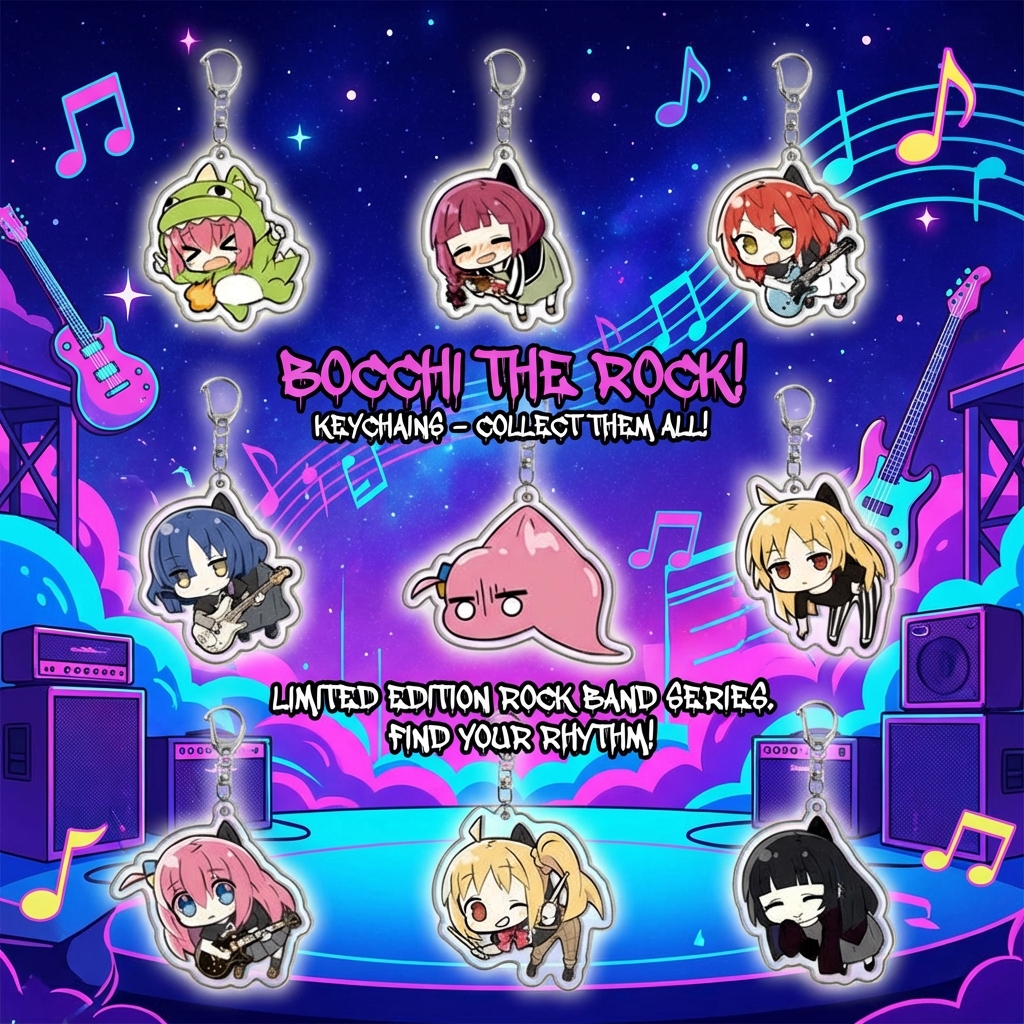 Bocchi the Rock  Goto Hitori I - Anime Merchandise Keychain บทวิจารณ์และราคา