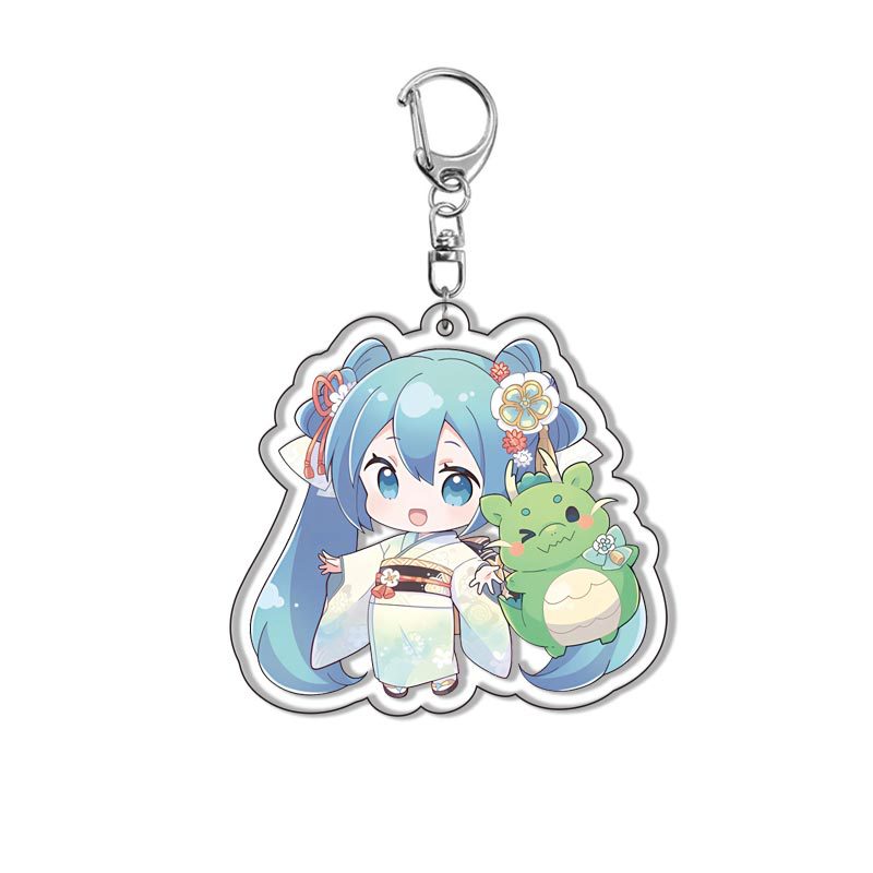 Miku Hatsune Anime Acrylic Key - Anime Merchandise Keychain บทวิจารณ์และราคา