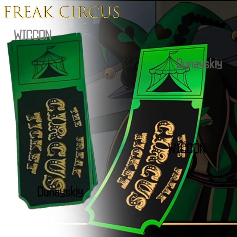 Freak Circus Ticket Card Red G - Anime Merchandise In Japanese บทวิจารณ์และราคา