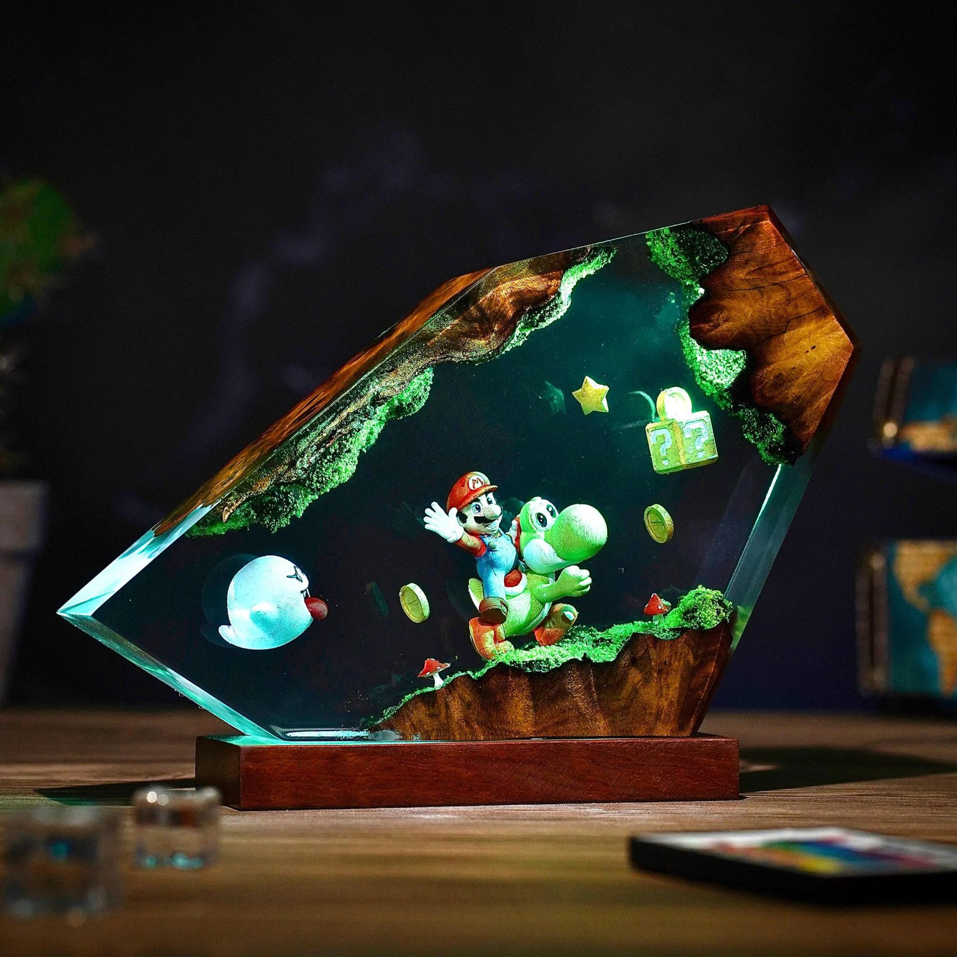 Table Resin Lamp Cartoon Anime - Free Anime Merchandise บทวิจารณ์และราคา