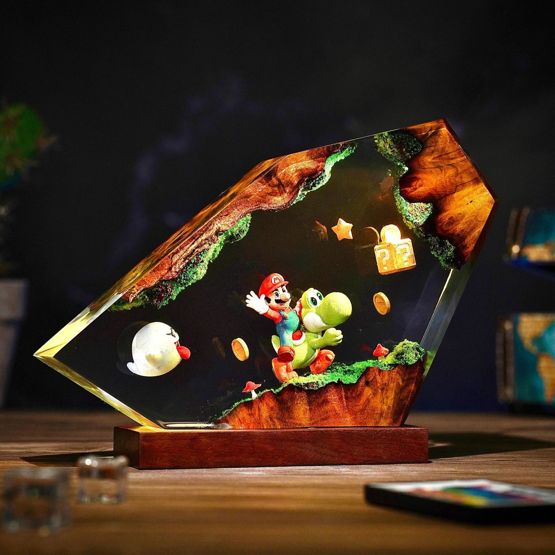 Table Resin Lamp Cartoon Anime - Free Anime Merchandise บทวิจารณ์และราคา