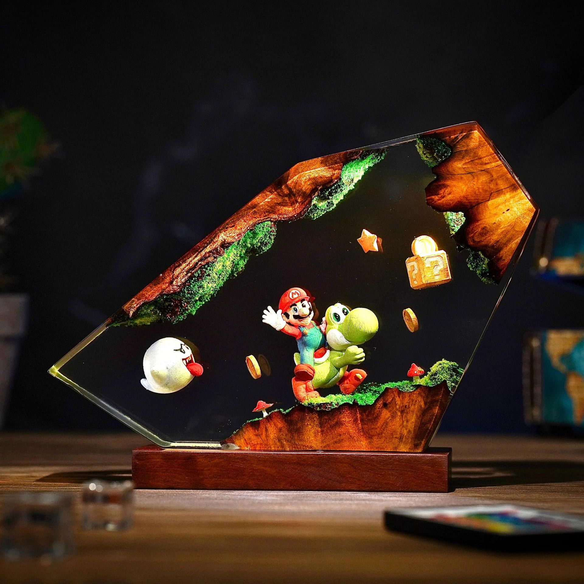 Table Resin Lamp Cartoon Anime - Free Anime Merchandise บทวิจารณ์และราคา