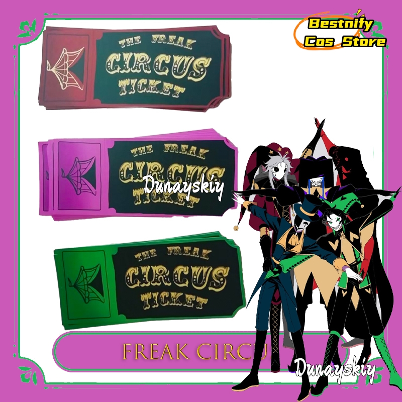 BFreak Circus Ticket Card Red  - Anime Merchandise In Japanese บทวิจารณ์และราคา