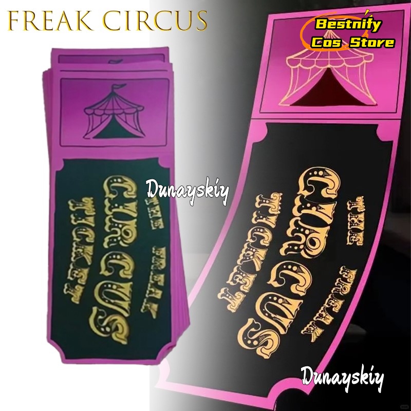 BFreak Circus Ticket Card Red  - Anime Merchandise In Japanese บทวิจารณ์และราคา