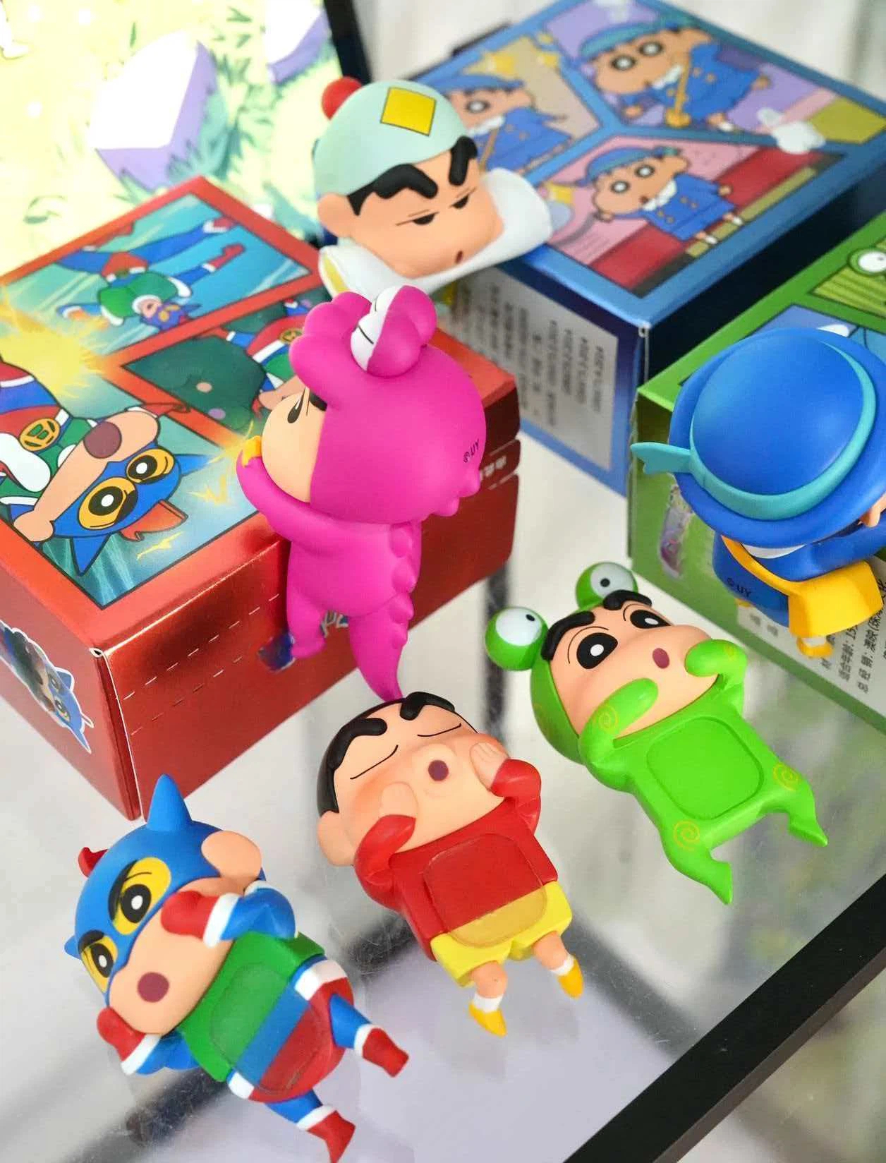 6pcs Anime Figure Xiaoxin Scre - Figure Display Box บทวิจารณ์และราคา