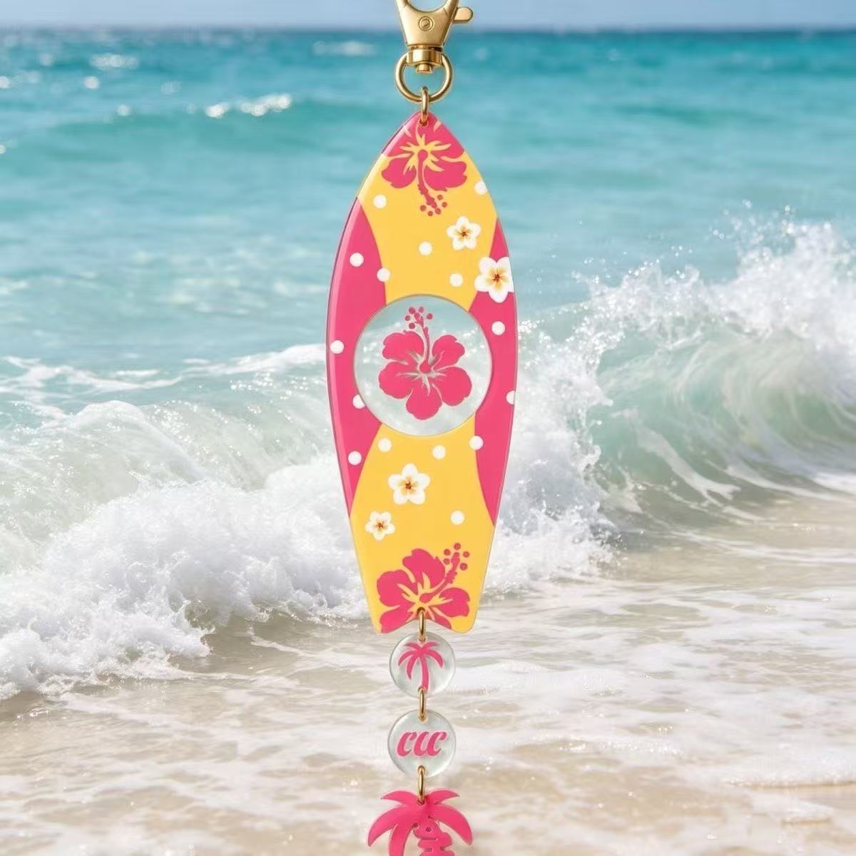INS Hawaiian Surfboard Shaped  - Anime Merchandise Keychain บทวิจารณ์และราคา