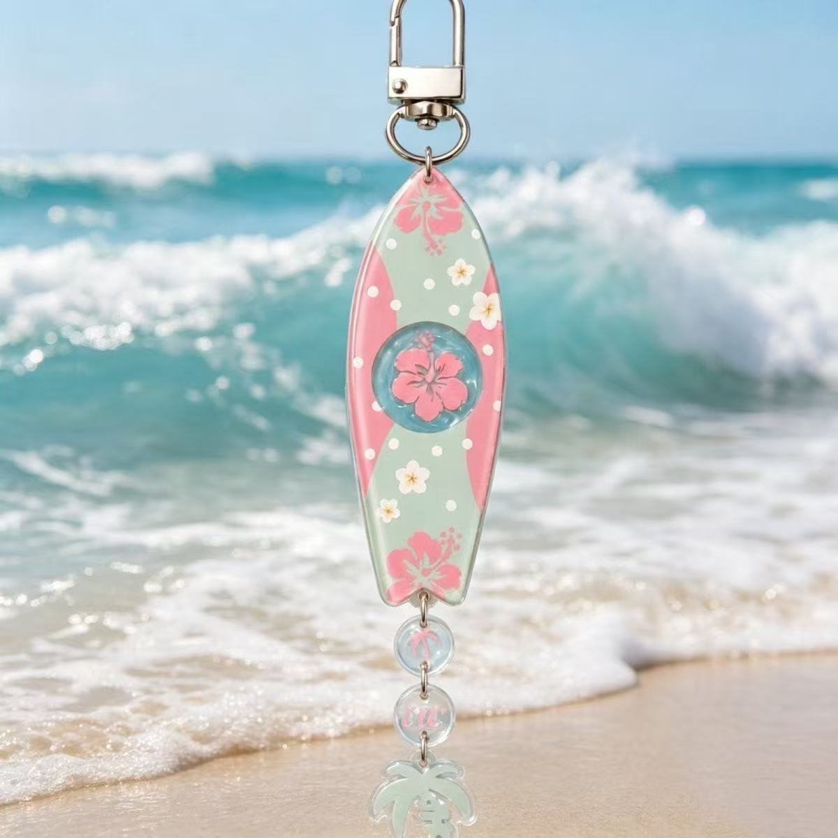 INS Hawaiian Surfboard Shaped  - Anime Merchandise Keychain บทวิจารณ์และราคา