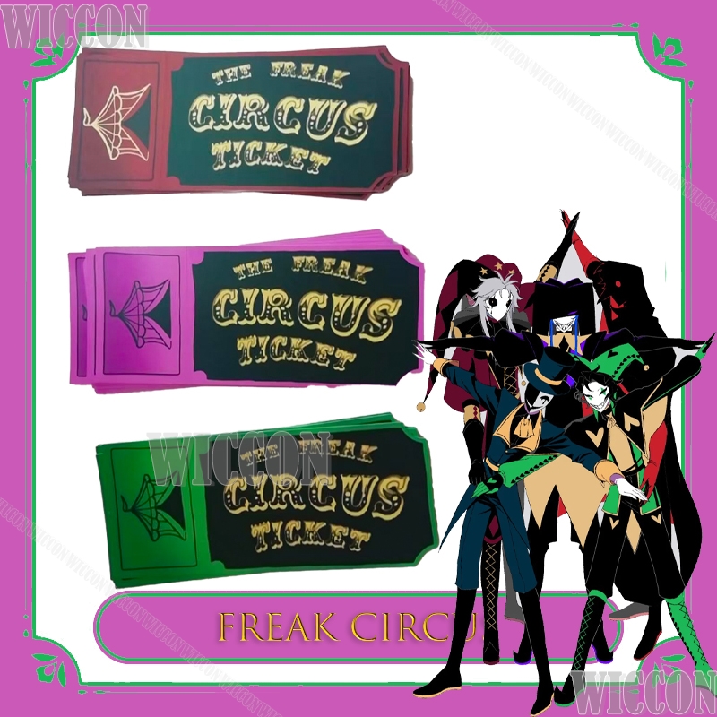 Freak Circus Ticket Card Red G - Anime Merchandise In Japanese บทวิจารณ์และราคา