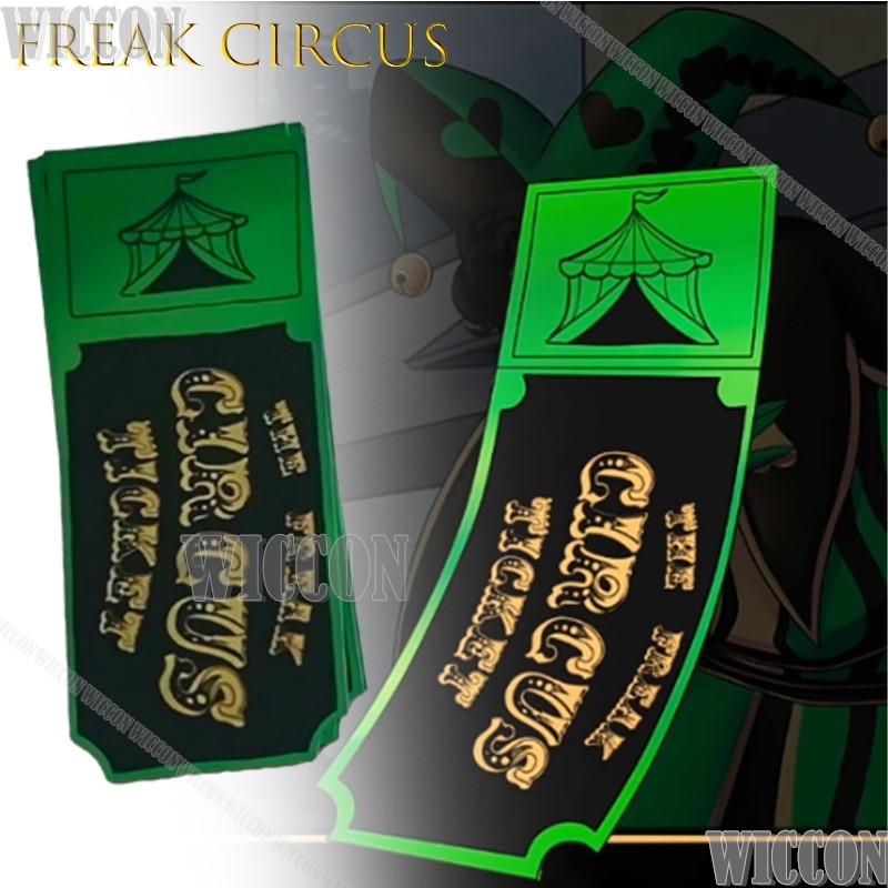 Freak Circus Ticket Card Red G - Anime Merchandise In Japanese บทวิจารณ์และราคา