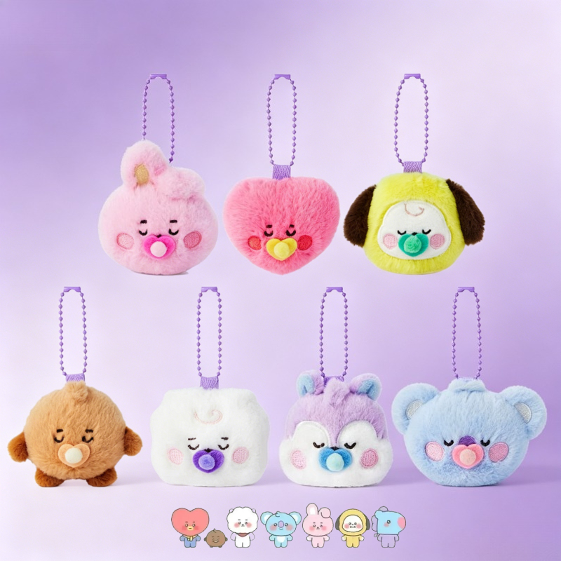 BT21 cartoon cute baby series  - Anime Merchandise Keychain บทวิจารณ์และราคา