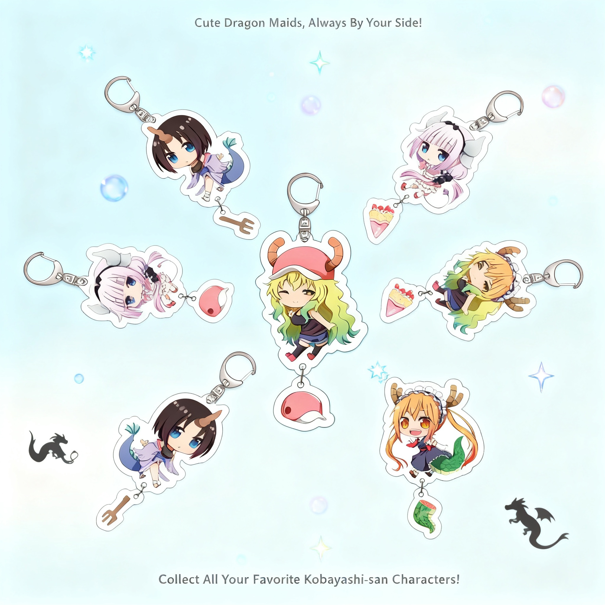 Anime Acrylic Keychain Miss Ko - Anime Merchandise Keychain บทวิจารณ์และราคา
