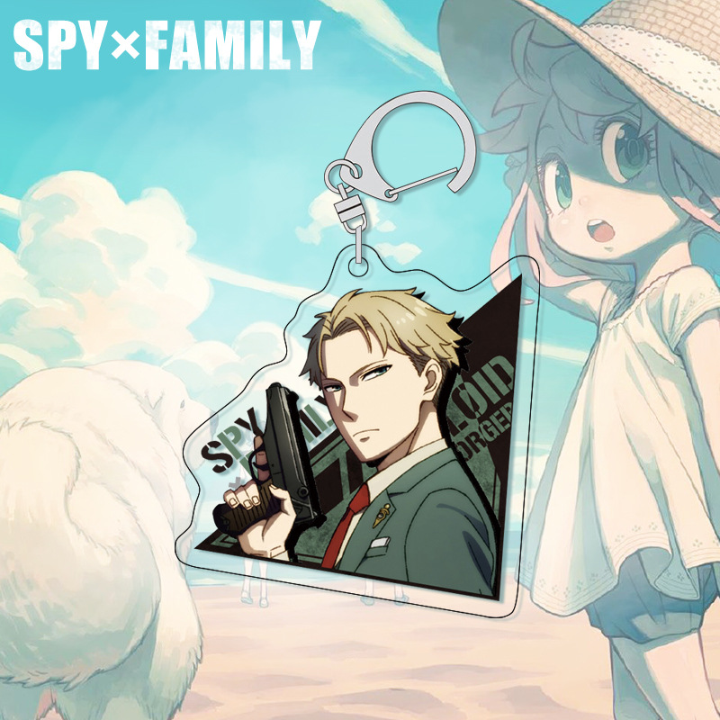 SPY×FAMILY Anya Keychain Acryl - Anime Merchandise Keychain บทวิจารณ์และราคา