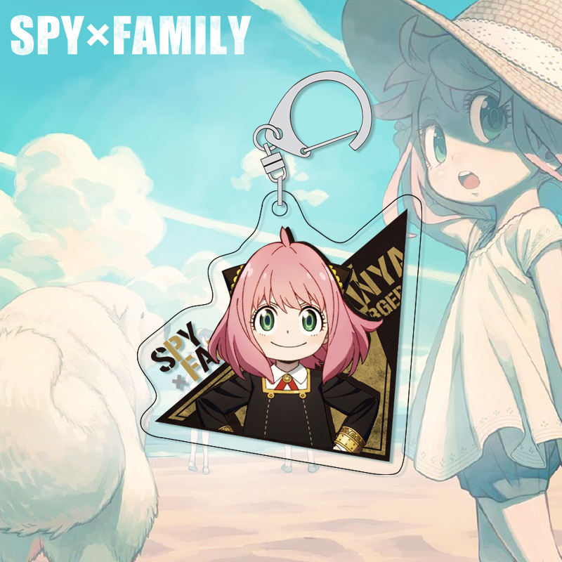 SPY×FAMILY Anya Keychain Acryl - Anime Merchandise Keychain บทวิจารณ์และราคา