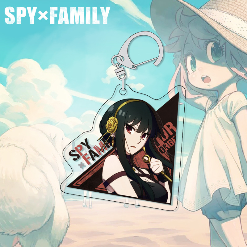 SPY×FAMILY Anya Keychain Acryl - Anime Merchandise Keychain บทวิจารณ์และราคา