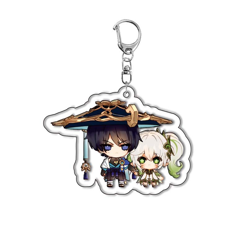 Genshin Impact Traveler Wander - Anime Merchandise Keychain บทวิจารณ์และราคา