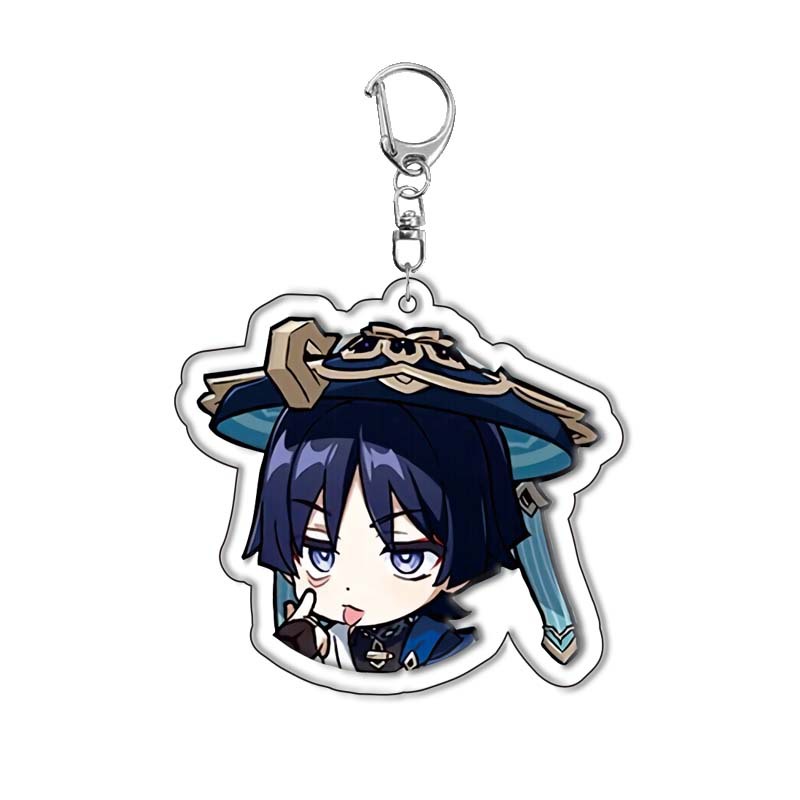 Genshin Impact Traveler Wander - Anime Merchandise Keychain บทวิจารณ์และราคา