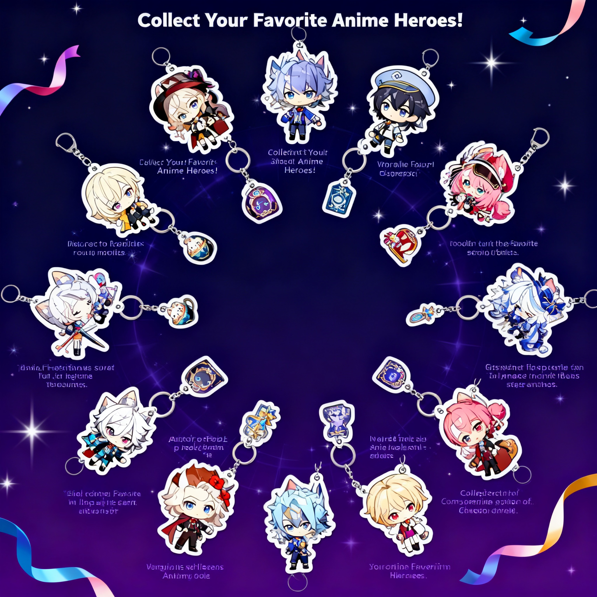 Genshin Impact Traveler Wander - Anime Merchandise Keychain บทวิจารณ์และราคา
