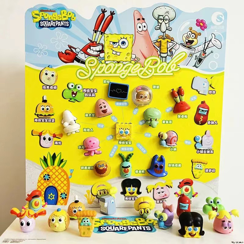 Spongebob Squarepants Cute Ser - Figure Display Box บทวิจารณ์และราคา