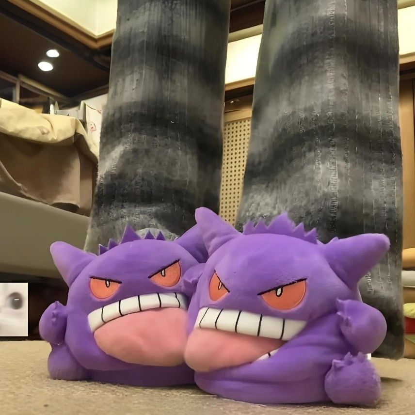 New Gengar Anime Figure Plush  - Free Anime Merchandise บทวิจารณ์และราคา
