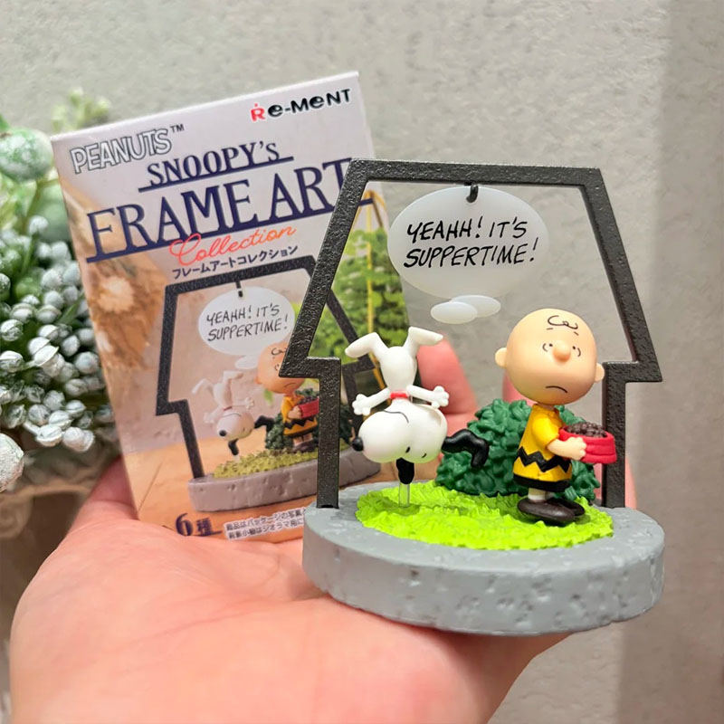 Rement Peanuts Snoopy Frame Ar - Figure Display Box บทวิจารณ์และราคา