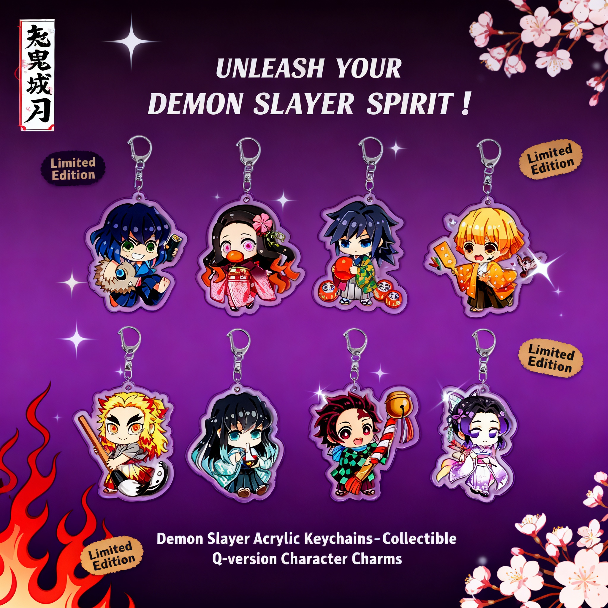 Demon Slayer Kimetsu no Yaiba  - Anime Merchandise Keychain บทวิจารณ์และราคา