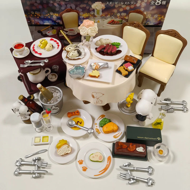rement Snoopy Restaurant Ameri - Figure Display Box บทวิจารณ์และราคา